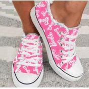 Barbie Inspired 3D Printing Canvas Shoes