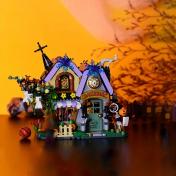 Halloween Magic Cottage House Building Block 