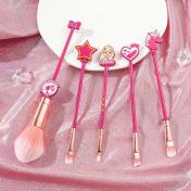 Barbie Inspired Makeup Brush & Mirror Set