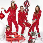 Xmas Family Look Outfits Cartoon Print Matching Pajamas
