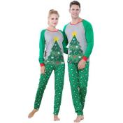 Xmas Tree Matching Family Christmas Pajamas Set 