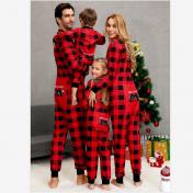 Christmas Matching One-Piece Pajamas with Drop Seat