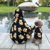 Pet Matching Velvet Hoodie Outfit
