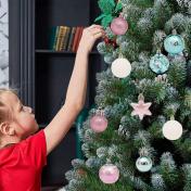 44Pcs Christmas Balls Ornaments for Xmas Christmas Tree