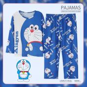 Kids Cartoon Long Sleeve Sleepwear Pajamas Suit