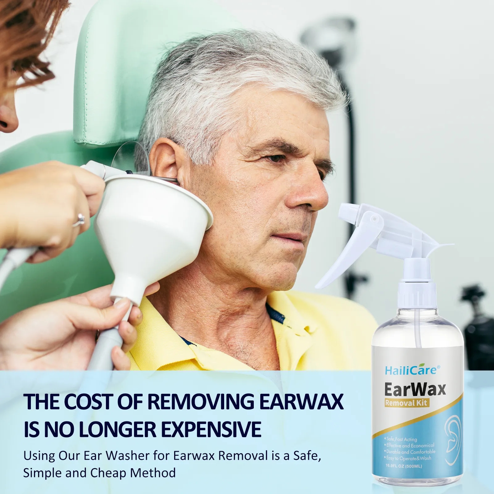 Ear Wax Removal Kit Remover Irrigation Tool Set _Sandals_brands_Men