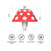 Magic Mushroom Funnel - Kitchen Funnels for Filling Bottles or Containers