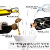Magic Mushroom Funnel - Kitchen Funnels for Filling Bottles or Containers