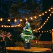 Solar Powered Prelit Small Christmas Tree