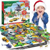 Truck Clamping Christmas Advent Calendar Blocks Set