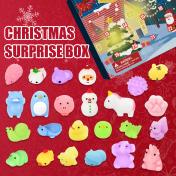 Cute Rubber Animals Christmas Countdown Calendar