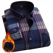 Regular Fit Men'S Shirt Flannel Warm Shirt 