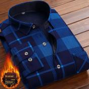 Regular Fit Men'S Shirt Flannel Warm Shirt 