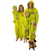 Grinch Matching Family Christmas Pajamas Union Suit