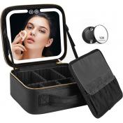LED Lighted Make up Case with Mirror