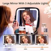 LED Lighted Make up Case with Mirror