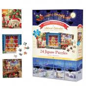 Eurographics Classic Christmas Advent Calendar Puzzle Set 