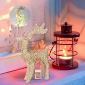 Nordic Reindeer Sculpture Lighted Figurine Ornaments