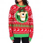 3D Animals Adult Jumper Ugly Christmas Sweater