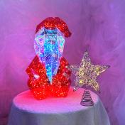 Hologram Rainbow LED Christmas Night Light Table Lamp