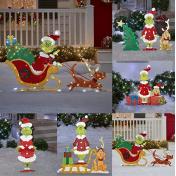 Grinch Christmas Outdoor Yard Decoration LED Lighting