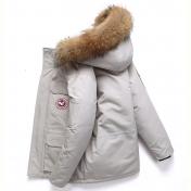 Men’s Canada Goose Inspired Hooded Down Jacket