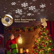 Christmas Angel Tree Topper Rotating Projector