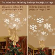 Christmas Angel Tree Topper Rotating Projector