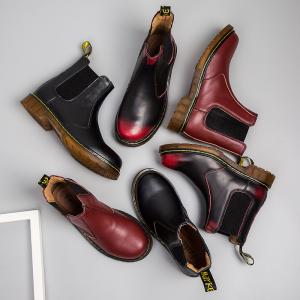 Unisex High Sleeve Thick Sole Chelsea Boots