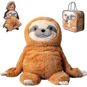 Stuffed Animal Sloth Hugs Pillow