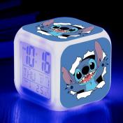 Lilo & Stitch Inspired LED Alarm Clock