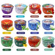12PCS Christmas Scented Candles Gift Set