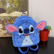 Lilo & Stitch Inspired Furry Plush Backpacks Bag