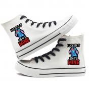 Lilo & Stitch Inspired HIGH TOP CANVAS SNEAKERS