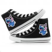 Lilo & Stitch Inspired HIGH TOP CANVAS SNEAKERS