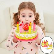 Pretend Cake Play Wooden Food Toy Set