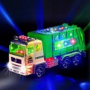 Real Siren Sound, Bump & Go 4D Lights Truck Toy