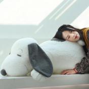 Snoopy Inspired Plush Pillow Toy
