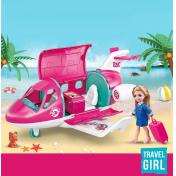 Barbie Inspired Playset Doll With Travel Dream Airplane