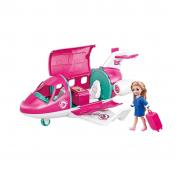 Barbie Inspired Playset Doll With Travel Dream Airplane