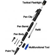 10 in 1 Tactical Pen for Self Defense Survival Multitool
