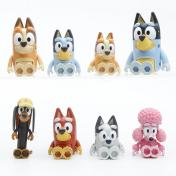  Bluey Family And Friends Action Figures Model Toy Set Kids Gift