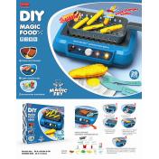 Pretend Play Gourmet Cooking Box Water Fryer Toy 