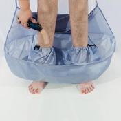 Foldable Leg Shaving Cape with Storage Bag 