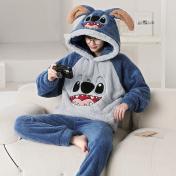 Winter Lilo & Stitch Thickened Homewear Set