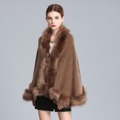 Women’s Large Cape Faux Fur Shrug for Winter