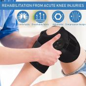 Hinged Knee Brace Adjustable Knee Support with Side Stabilizers