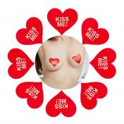 12PCS Bad Girl Labeled Pasties Sticky Nipple Covers