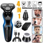 4-in-1 8D Dry&Wet USB Rechargeable Electric Shaver