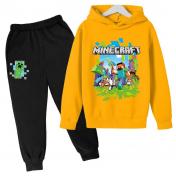 Minecraft Inspired Pullover 2PCS Hoodie Set